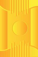 Abstract yellow gradient geometric shape background. Modern futuristic background. Use banners, headers, presentations, and wallpaper backgrounds vector