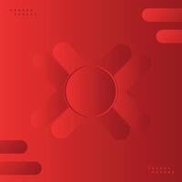 Abstract red gradient fluid x background with geometric shape. Modern futuristic background. Can be use for landing page, book covers, banners, headers, presentations, and wallpaper backgrounds vector