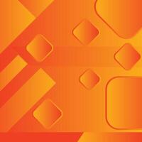 Abstract orange and red gradient geometric shape square background. Modern futuristic background. Can be use for landing page, banners, headers, presentations, and wallpaper backgrounds vector