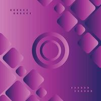 Abstract blue and pink gradient fluid background with geometric shape. Modern futuristic background. Can be use for landing page, book covers, brochures, headers, presentations, and wallpaper vector