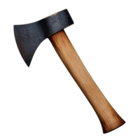 durable hatchet isolated showcasing a flat lay view with a robust metal head and ergonomic wooden handle ideal for projects related to forestry construction or survival themes png