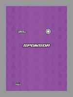 A vibrant purple background with a zigzag pattern vector
