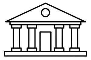 Illustration of a Classical Building vector