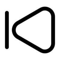 backward forward icon illustration line style vector