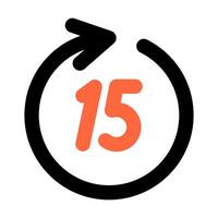 5 10 15 second forward backward vector