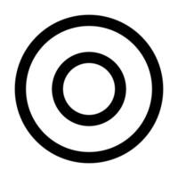 Record Stop Disk line icon vector