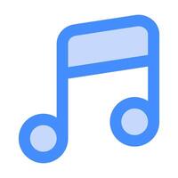 Note Music icon style vector