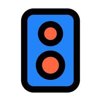 icon of speaker illustration style vector