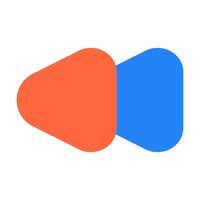 backward forward icon illustration color style vector