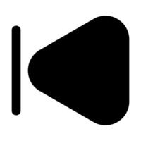 backward forward icon illustration glyph style vector
