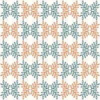 Beautiful Botanical Leaf Seamless Design vector