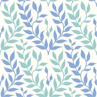 Lovely Leafy Accents Seamless Pattern Design vector