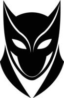 Shadows of Mystery The Enigmatic Charm of Mask Silhouettes vector