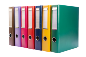 Binders help students keep their notes neatly organized png