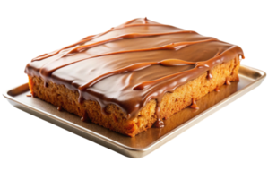 Bolo de cenoura com cobertura de chocolate receita simples png