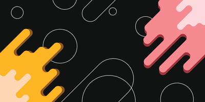 Abstract geometric background template copy space. Simple cover design. Suitable for branding, advertisement, or landing page. vector