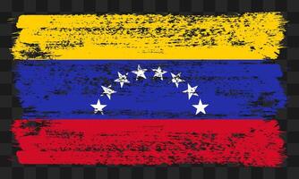 Venezuela flag in grunge style vector
