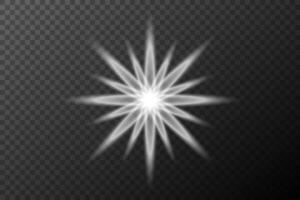 a white starburst, on background vector