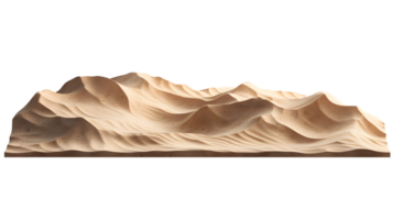 Expansive Desert Dune Landscape with Subtle Light and Shadow Variations png