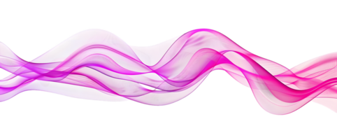 Abstract Pink and White Flowing Waves Ethereal and Dynamic Design png