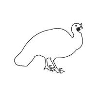 Turkey Chicken Icon element design vector