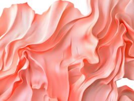 Abstract Peach Fabric Texture Soft Waves and Folds png
