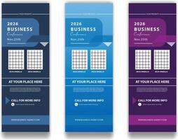roll up banner, vector