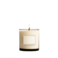 A soothing candle providing warmth and tranquility to any space. png