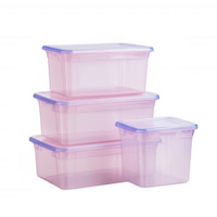 Colorful stackable storage containers for organizing home items efficiently. png