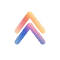 Stylized arrows in gradient colors symbolize progress and direction. png