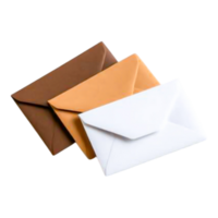 Assorted Colorful Envelopes for Mailing and Stationery Use png
