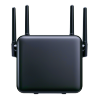 Modern Wireless Router with Antennas for High-Speed Internet Access png