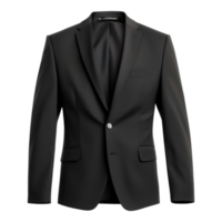Elegant Black Suit Jacket for Formal Events and Business Occasions png