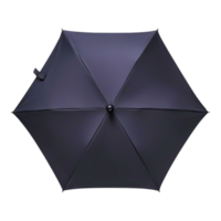 Elegant Black Umbrella with Smooth Texture and Minimal Design png