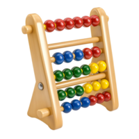 Wooden Abacus with Colorful Beads for Kids Learning png