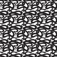 Snake animal seamless pattern. Monochrome ornament with snakes in vintage style vector