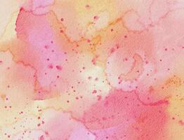 red artistic abstract background with watercolor style vector