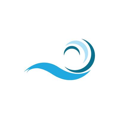 illustration of natural Water wave