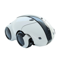 Sleek Robot Design on transparent background. png