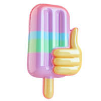 Summer Pool Float on transparent background. png