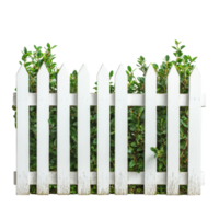 WhitePicketFence on transparent background. png