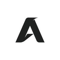 Minimalist Simple Letter A Logo Design Template vector