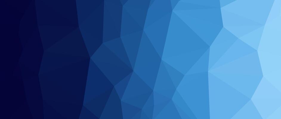 Abstract Blue Polygon Background