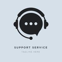 Support service icon. Tech support icon. vector