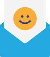 Email Message Inbox Happy vector