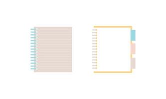 Set of isolated background for office document or grid page. vector