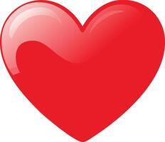 3D Heart Icon Minimal Style White Outline vector