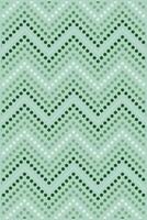 beautiful gradient green pattern of star shape with zigzag style vector