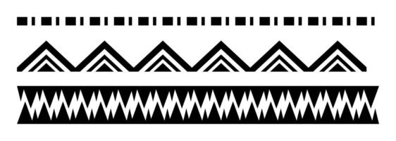 set of border elements and page decoration elements art on black colour vector