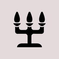 Design Illustration graphic of candle light icon with glyph style. Suitable for UI, mobile design, web design, etc vector